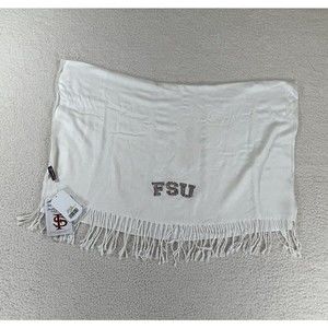 Collegiate‎ Fashionista  Florida State Seminoles Women's White Pashmina Scarf